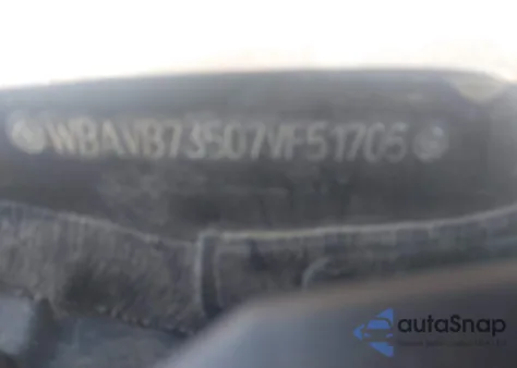 2007 BMW 335I z USA, uszkodzony, nr VIN WBAVB73507VF51705